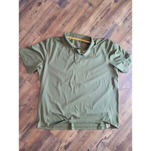 5.11 tactical Green 1/4 Button Shirt Size XXL